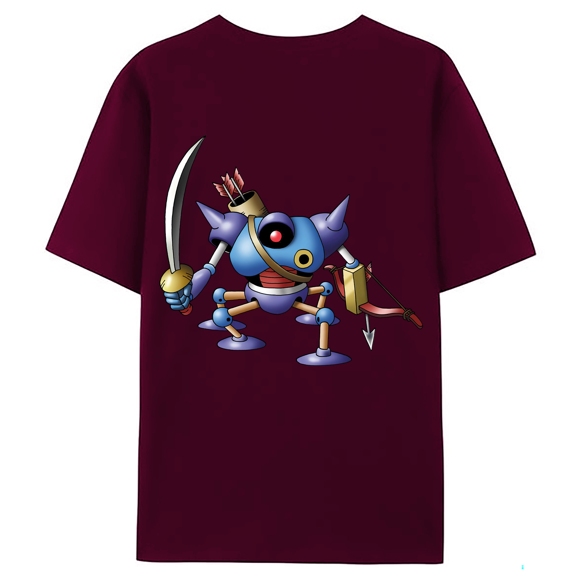 （画像用） ドラゴンクエスト Doragon Kuesuto Dragon Quest レディース半袖Tシャツ(バックプリント)